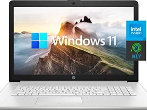 كمبيوتر محمول HP Newest Pavilion مقاس 17.3 بوصة ، الجيل الحادي عشر من Intel Core i3-1115G4 ، شاشة مضادة للتوهج ، بطاقة رسومات Intel UHD ، عمر بطارية طويل ، NLY MP ، Windows 11 (ذاكرة وصول عشوائي (RAM) سعة 12 جيجابايت | 512 جيجابايت SSD)
