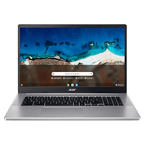 جهاز Acer 317 Chromebook - معالج Intel Celeron N4500 مقاس 17.3 بوصة بسرعة 1.1 جيجاهرتز وذاكرة وصول عشوائي سعتها 4 جيجابايت وسعة 64 جيجابايت ChromeOS جهاز Acer 317 Chromebook - معالج Intel Celeron N4500 مقاس 17.3 بوصة بسرعة 1.1 جيجاهرتز وذاكرة وصول عشوائي سعتها 4 جيجابايت وسعة 64 جيجابايت ChromeOS