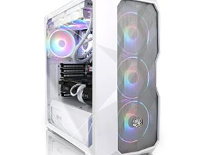 كمبيوتر الألعاب AVGPC Blizzard Series - Intel i7 11700K 8-Core 3.60 GHz ، RTX 3070 8GB ، 32GB 3600MHz DDR4 ، 1 تيرابايت NVME M.2 SSD ، مبرد سائل 240 مم ، مراوح ARGB ، حافظة بيضاء شبكية TD500 ، Windows 11