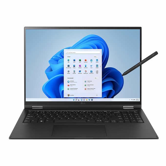 لاب توب LG gram 16 بوصة 2 في 1 خفيف الوزن ، منصة Intel® 12th Gen Core® i7 Evo ™ ، Windows 11 Home ، 16 جيجا بايت رام ، 512 جيجا بايت SSD ، أسود لاب توب LG gram 16 بوصة 2 في 1 خفيف الوزن ، منصة Intel® 12th Gen Core® i7 Evo ™ ، Windows 11 Home ، 16 جيجا بايت رام ، 512 جيجا بايت SSD ، أسود
