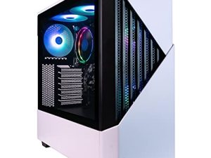 كمبيوتر الألعاب Periphio Castle المُدمج مسبقًا | AMD Ryzen 5 4600G (4.2 جيجا هرتز توربو) | معالج Radeon Vega 7 iGPU (سعة 4 جيجابايت) | وحدة تخزين SSD M.2 NVMe سعة 1 تيرابايت | 16 جيجا بايت DDR4 رام | كمبيوتر مكتبي يعمل بنظام التشغيل Windows 10 | 5G-WiFi + BT