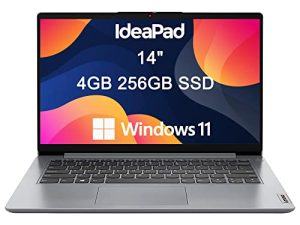 2022 Lenovo Ideapad 1 1i 14 "HD (Intel Dual-Core Celeron N4020، 4GB DDR4 RAM، 256GB PCIe SSD) رسومات UHD ، مضاد للتوهج ، كاميرا ويب ، كمبيوتر محمول للمنزل والتعليم ، Wi-Fi 6 ، Type-C ، Win 11 Home في وضع S.