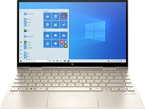 HP 2020 Envy x360 2-in-1 13.3 "FHD IPS Touchscreen Laptop Intel Evo Platform 11th Gen Core i7-1165G7 8GB Memory 512GB SSD Pale Gold - لوحة مفاتيح بإضاءة خلفية - قارئ بصمات الأصابع - Thunderbolt - WiFi 6