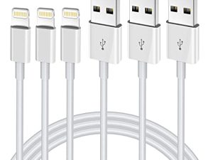 شاحن iPhone 3FT ، [معتمد من Apple MFi] كابل Lightning أصلي 3 عبوات USB سريع الشحن ومزامنة البيانات متوافق مع iPhone 13/12/11 Pro Max / XS MAX / XR / XS / X / 8/7 / Plus / 6S / 6 / SE / 5S （3FT）