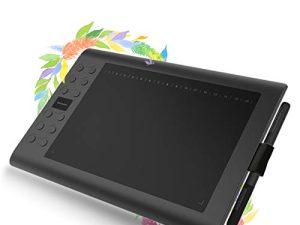 جهاز لوحي لرسم الرسومات GAOMON M106K PRO 10 x 6.25 مع 8192 مستوى إمالة مدعوم من القلم الخالي من البطارية و 12 مفتاحًا سريعًا لنظام التشغيل Windows / mac / Android OS