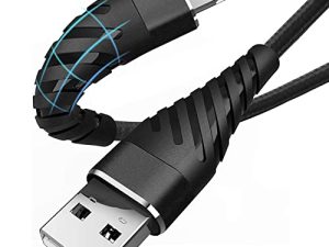 كابل شاحن iPhone 3 أقدام لـ 【Apple MFi Certified】 ، (عبوتان) كابل CyvenSmart 3 قدم لايتنينج سريع الشحن 3 أقدام لهاتف iPhone 11/11 Pro / 11 Pro Max / XS / XS Max / XR / X / 8/8 Plus / 7/7 بلس / 6/6 بلس (أسود)
