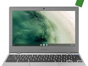 SAMSUNG Chromebook 4 11.6 "كمبيوتر محمول لطلاب الأعمال ، Intel Celeron N4020 حتى 2.8 جيجا هرتز ، 4 جيجا بايت LPDDR4 RAM ، 32 جيجا بايت eMMC ، AC WiFi ، Chrome OS ، Platinum Titan