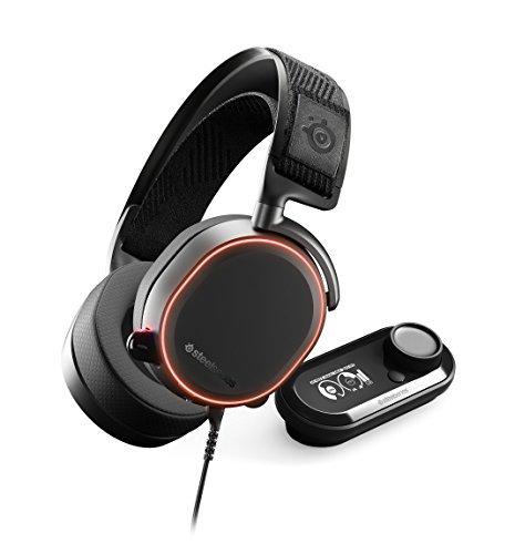 سماعة الألعاب السلكية SteelSeries Arctis Pro + GameDAC - صوت عالي الدقة معتمد - DAC و Amp مخصص - لجهاز PS5 / PS4 والكمبيوتر الشخصي - أسود سماعة الألعاب السلكية SteelSeries Arctis Pro + GameDAC - صوت عالي الدقة معتمد - DAC و Amp مخصص - لجهاز PS5 / PS4 والكمبيوتر الشخصي - أسود