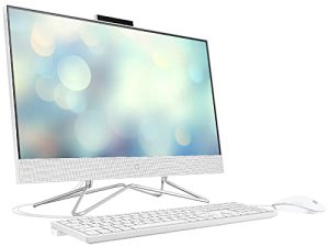 HP 22-dd0046 21.5 "FHD All-in-One Desktop AMD Athlon Silver 3050U 2.3GHz 4GB RAM 256GB SSD Windows 11 DVD-RW (تم تجديده)