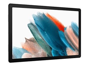 Samsung Galaxy Tab A8 10.5 بوصة 32 جيجابايت جهاز لوحي يعمل بنظام Android مع شاشة LCD ، بطارية طويلة الأمد ، محتوى للأطفال ، مفتاح ذكي ، ذاكرة قابلة للتوسيع ، إصدار أمريكي ، فضي ، حصري من أمازون
