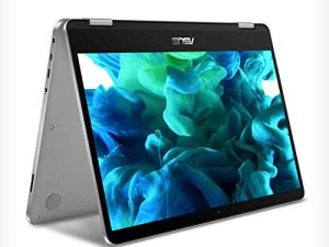 ASUS VivoBook Flip 14 كمبيوتر محمول 2 في 1 نحيف وخفيف ، شاشة لمس 14 بوصة FHD ، معالج Intel Pentium Silver N5030 ، ذاكرة وصول عشوائي 4 جيجا ، تخزين 128 جيجا ، Windows 10 Home in S Mode ، رمادي فاتح ، بصمة الإصبع ، J401MA-ES21T
