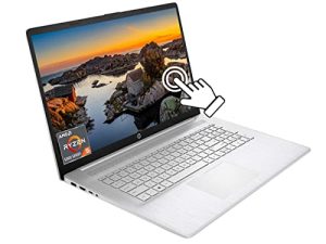 أحدث كمبيوتر محمول 2022 HP يعمل باللمس عالي الدقة + شاشة تعمل باللمس مقاس 17.3 بوصة ، AMD Ryzen 5 5500U سداسي النواة (حتى 4.0 جيجاهرتز) ، ذاكرة وصول عشوائي 16 جيجابايت ، 1 تيرابايت SSD ، HDMI ، بلوتوث 5 ، كاميرا ويب ، ملحقات Windows 11 w / 3in1 ، فضي