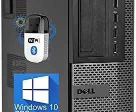 جهاز كمبيوتر Dell Optiplex 9010 SFF المكتبي - Intel i7-3770 Upto 3.9 جيجاهرتز ورسومات AMD Radeon 1 جيجابايت وذاكرة وصول عشوائي 32 جيجابايت و 1 تيرابايت SSD ومنفذ DisplayPort و HDMI و DVI و DVD و Wi-Fi و Bluetooth و TDL - Windows 10 Pro (تم تجديده)