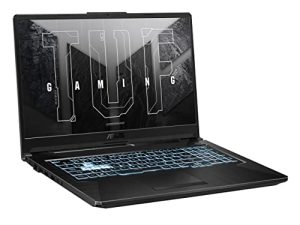 ASUS TUF Gaming F17 كمبيوتر محمول للألعاب ، شاشة 17.3 بوصة 144 هرتز FHD من نوع IPS ، معالج Intel Core i5-11400H ، GeForce RTX 3050 ، 8 جيجا بايت DDR4 RAM ، 512 جيجا بايت PCIe SSD ، Wi-Fi 6 ، Windows 11 Home ، FX706HCB-ES51