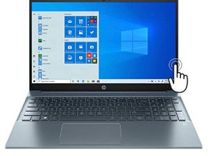 HP High Performance Pavilion 15 15.6 "FHD Touchscreen Laptop، 11th Gen Core i7-1165G7، WiFi-6، Backlit Keyboard، USB-C، HDMI، Iris Xe Graphics، 16GB RAM، 512GB PCIe SSD، Win 10، Fog Blue