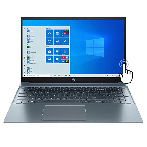 HP High Performance Pavilion 15 15.6 "FHD Touchscreen Laptop، 11th Gen Core i7-1165G7، WiFi-6، Backlit Keyboard، USB-C، HDMI، Iris Xe Graphics، 16GB RAM، 512GB PCIe SSD، Win 10، Fog Blue HP High Performance Pavilion 15 15.6 "FHD Touchscreen Laptop، 11th Gen Core i7-1165G7، WiFi-6، Backlit Keyboard، USB-C، HDMI، Iris Xe Graphics، 16GB RAM، 512GB PCIe SSD، Win 10، Fog Blue