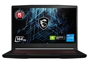لاب توب MSI GV15 15.6 "144 هرتز للألعاب: Intel Core i5-11400H GTX 1650 8GB 256GB NVMe SSD ، Wi-Fi 6 ، USB Type-C ، Nahimic 3 Audio Immersion ، Win 11: Black 11SC-633