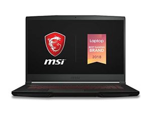 MSI GF63 Thin 9SC-068 15.6 "كمبيوتر محمول للألعاب ، إطار رفيع ، Intel Core i5-9300H ، NVIDIA GeForce GTX1650 ، 8 جيجابايت ، 256 جيجابايت NVMe NVMe SSD