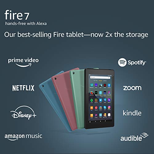 جهاز لوحي Fire 7 ، شاشة 7 بوصة ، 16 جيجابايت (إصدار 2019) ، أسود جهاز لوحي Fire 7 ، شاشة 7 بوصة ، 16 جيجابايت (إصدار 2019) ، أسود