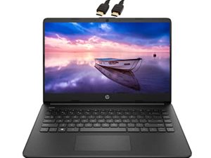 2022 أحدث كمبيوتر محمول HP Premium 14 بوصة عالي الدقة | Intel Celeron N4020 إلى 2.8 جيجا هرتز 8 جيجا بايت رام 64 جيجا بايت SSD | كاميرا ويب Bluetooth HDMI USB-C Wi-Fi | اربح 11 ثانية مع MS 365 لمدة عام | حزمة LIONEYE | أسود