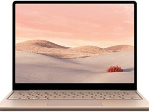 Microsoft Surface Laptop Go 12.4 "Touch 8GB 128GB SSD Core i5-1035G1 1.0GHz Win10P، Sandstone (Rene