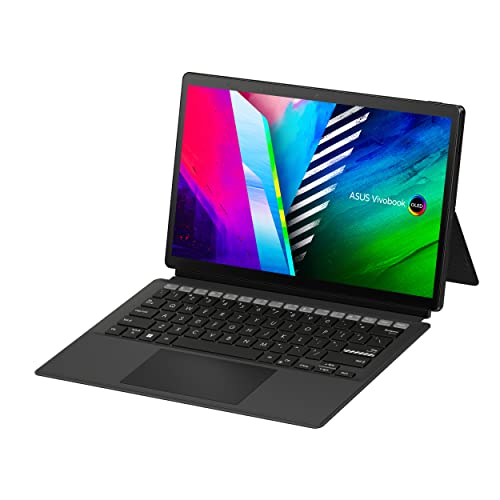 ASUS VivoBook 13 Slate OLED 2-in-1 Laptop، 13.3 "FHD OLED Touch Display، Intel Pentium N6000 Quad-Core CPU، 8GB RAM، 256GB PCIe® 3.0 SSD، Windows 11 Home، Black، T3300KA-DH26T ASUS VivoBook 13 Slate OLED 2-in-1 Laptop، 13.3 "FHD OLED Touch Display، Intel Pentium N6000 Quad-Core CPU، 8GB RAM، 256GB PCIe® 3.0 SSD، Windows 11 Home، Black، T3300KA-DH26T