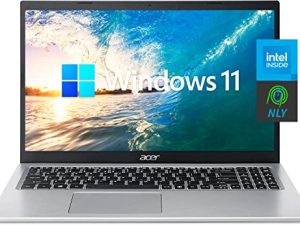 كمبيوتر محمول Acer Aspire 15.6 بوصة (أحدث طراز) ، شاشة Full HD IPS ، Intel Core i3-1115G4 ، ذاكرة وصول عشوائي 12 جيجا بايت ، 512 جيجا بايت SSD ، منفذ RJ-45 إيثرنت ، USB Type-C ، Wi-Fi 6 ، HDMI ، NLY MP ، Windows 11