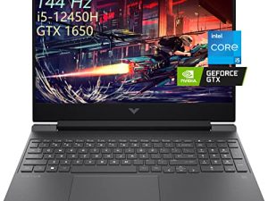 2022 HP Victus كمبيوتر محمول للألعاب ، شاشة 15.6 بوصة 144 هرتز FHD ، 12th Gen Core i5-12450H (Beat R7 5800H) ، 16 جيجا بايت 3200 رام ، 1 تيرا بايت PCIe SSD ، NVIDIA GeForce GTX 1650 ، WiFi 6 ، Backlit KB ، RJ-45 ، HDMI ، فوز 11 ساعة