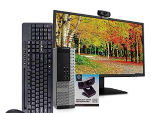 كمبيوتر مكتبي ديل 9020 كمبيوتر مكتبي ، i5-4570 ، ذاكرة وصول عشوائي 16 جيجابايت ، 512 جيجابايت SSD ، Windows 10 Pro ، شاشة جديدة مقاس 23.6 بوصة ، كاميرا ويب جديدة بدقة 1080 بكسل ، لوحة مفاتيح وماوس لاسلكي جديد ، محرك أقراص فلاش جديد بسعة 16 جيجابايت ، واي فاي (مجدد)