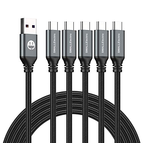 كابل USB من النوع C 5pack 6ft شحن سريع 3A سلك شاحن سريع ، كابل من النوع C إلى A متوافق مع 6 أقدام Samsung Galaxy S10 S9 S8 Plus ، كابل شحن سريع مضفر لـ Note 10 9 8 ، LG V50 V40 G8 G7 (رمادي) كابل USB من النوع C 5pack 6ft شحن سريع 3A سلك شاحن سريع ، كابل من النوع C إلى A متوافق مع 6 أقدام Samsung Galaxy S10 S9 S8 Plus ، كابل شحن سريع مضفر لـ Note 10 9 8 ، LG V50 V40 G8 G7 (رمادي)