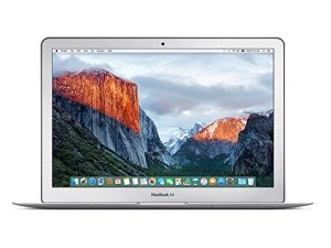 لاب توب Apple MMGG2LL / A MacBook Air 13.3 بوصة (1.6 جيجاهرتز Intel Core i5 ، 8 جيجابايت رام ، 256 جيجابايت SSD ، Mac OS X V10.11 El Capitan) ، فضي (مجدد)