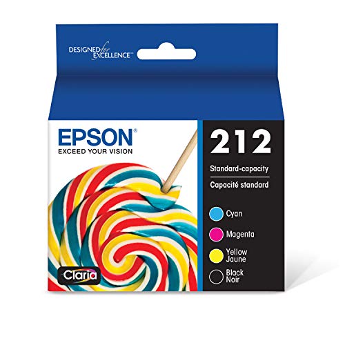 EPSON T212 Claria -Ink Standard Capacity Black & Color -Cartridge Combo Pack (T212120-BCS) لمجموعة مختارة من طابعات Epson Expression و WorkForce EPSON T212 Claria -Ink Standard Capacity Black & Color -Cartridge Combo Pack (T212120-BCS) لمجموعة مختارة من طابعات Epson Expression و WorkForce