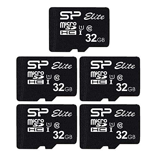 بطاقة MicroSD بسعة 32 جيجا بايت من السيليكون باور إليت مع محول بطاقة MicroSD بسعة 32 جيجا بايت من السيليكون باور إليت مع محول