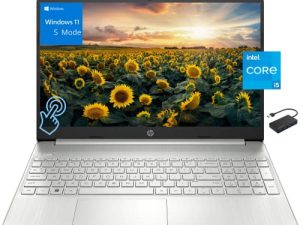 HP 15 15.6 "HD Touchscreen Business Laptop ، Intel 4-core i5-1135G7 (Up to 4.2GHz) ، 16GB RAM ، 512GB PCIe SSD ، لوحة مفاتيح رقمية ، شحن سريع ، Windows 11 Home in S Mode ، Wi-Fi ، BT 5 ، HDMI ، w / Hub