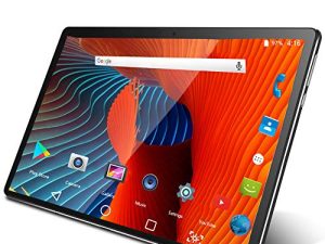 جهاز لوحي 10.1 بوصة يعمل بنظام Android 3G مع ذاكرة تخزين 32 جيجا بايت وبطاقة SIM مزدوجة وكاميرا 5 ميجا بكسل ، واي فاي ، بلوتوث ، نظام تحديد المواقع ، رباعي النواة ، شاشة لمس عالية الدقة ، دعم مكالمات هاتفية 3G (أسود)