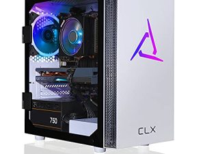 جهاز كمبيوتر CLX Set للألعاب - معالج AMD Ryzen 9 5900X 3.7 جيجاهرتز 12 كور ، ذاكرة DDR4 16 جيجابايت ، بطاقة رسومات GeForce RTX 3060 12 جيجابايت GDDR6 ، 500 جيجابايت SSD ، 3 تيرابايت HDD ، واي فاي ، Windows 11 Home 64 بت ، أبيض