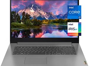 لاب توب Lenovo IdeaPad 3 ، شاشة 17.3 بوصة HD + ، Intel Core i7-1165G7 ، رسومات Intel Iris Xe ، Wi-Fi 6 ، قارئ بصمات الأصابع ، عمر بطارية طويل ، Windows 11 (ذاكرة وصول عشوائي 36 جيجابايت | 1 تيرابايت PCIe SSD)