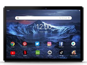 تابلت هاتف PRITOM 10 بوصات يعمل بنظام Android 10 مع فتحة SIM ، 32 جيجابايت رباعي النواة ، شاشة لمس IPS ، كاميرا خلفية 8 ميجابيكسل ، واي فاي ، نظام تحديد المواقع العالمي ، بلوتوث USB C ، يدعم مكالمات هاتفية 3G ، أسود