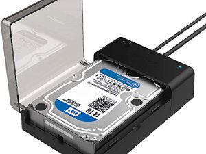 SABRENT USB 3.0 إلى SATA محطة إرساء مسطحة خارجية لمحرك الأقراص الثابتة 2.5 أو 3.5 بوصة ومحرك أقراص الحالة الصلبة [دعم UASP و 20 تيرابايت] (EC-DFLT)