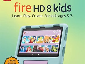 جهاز لوحي Amazon Fire HD 8 الجديد كليًا للأطفال ، شاشة 8 بوصة عالية الدقة ، للأعمار من 3 إلى 7 سنوات ، مع محتوى منسق مناسب للعمر ولوحة تحكم الوالدين سهلة الاستخدام ، 32 جيجابايت ، (إصدار 2022) ، أميرة ديزني