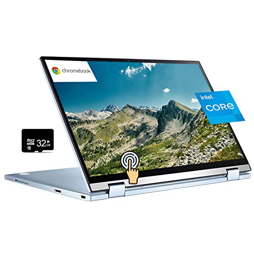 ASUS 2022 Chromebook Flip 14 "FHD 2-in-1 Touchscreen Laptop for Home and Student، Intel Core M3-8100Y، 8GB RAM 64GB eMMC + 32GB SD Card، Intel HD Graphic، Webcam، Chrome OS ASUS 2022 Chromebook Flip 14 "FHD 2-in-1 Touchscreen Laptop for Home and Student، Intel Core M3-8100Y، 8GB RAM 64GB eMMC + 32GB SD Card، Intel HD Graphic، Webcam، Chrome OS