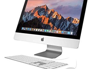 Apple iMac 21.5in 2.7GHz Core i5 (ME086LL / A) كمبيوتر مكتبي الكل في واحد ، ذاكرة 8 جيجابايت ، محرك أقراص الحالة الصلبة 256 جيجابايت ، MacOS 10.12 Sierra (مجدد)