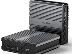 أجهزة كمبيوتر CHUWI RzBox الصغيرة ، كمبيوتر ألعاب صغير مع AMD Ryzen 7 5800H ، Windows 11 مع بطاقة رسومات Vega 8 ، ذاكرة وصول عشوائي 16 جيجا بايت 512 جيجا بايت SSD ، Dual Gigabit RJ45 LAN ، WiFi-6 ، BT5.2 ، خرج 4K @ 60Hz ، USB-C ، AMD Radeon كمبيوتر تاور