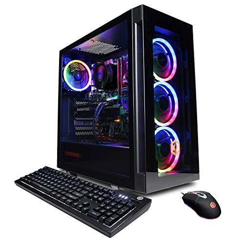 كمبيوتر الألعاب CYBERPOWERPC Gamer Xtreme VR ، Intel Core i5-11600KF 3.9 جيجاهرتز ، 16 جيجابايت DDR4 ، GeForce RTX 3060 12 جيجابايت ، 500 جيجابايت NVMe SSD ، 1 تيرابايت HDD ، WiFi Ready & Win 11 Home (GXiVR8480A10) كمبيوتر الألعاب CYBERPOWERPC Gamer Xtreme VR ، Intel Core i5-11600KF 3.9 جيجاهرتز ، 16 جيجابايت DDR4 ، GeForce RTX 3060 12 جيجابايت ، 500 جيجابايت NVMe SSD ، 1 تيرابايت HDD ، WiFi Ready & Win 11 Home (GXiVR8480A10)