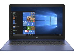 كمبيوتر محمول HP Stream 14-cb120ds 14 بوصة Intel Celeron N4020 ذاكرة 4 جيجا بايت ؛ تخزين 64 جيجا بايت eMMC Windows 11 S أزرق ملكي (مجدد)