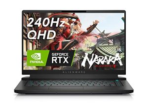 لاب توب الألعاب Alienware m15 R7 - 15.6-inch 240Hz 2ms QHD، Intel Core i9-12900H، 32GB DDR5 RAM، 1TB SSD، NVIDIA Geforce RTX 3080 Graphics، Killer AX 1675i with Dell services، Windows 11 Home - Dark