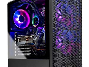 Skytech Blaze 3.0 كمبيوتر سطح المكتب للألعاب - AMD Ryzen 7 3700X 3.6GHz ، RTX 3080 10GB ، 16GB DDR4 ، 1 تيرابايت Gen4 SSD ، 120mm AIO Liquid Cool ، B550 Motherboard ، أسود