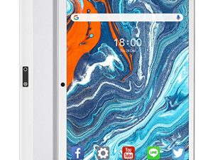 جهاز لوحي 10 بوصة ، 32 جيجا بايت يعمل بنظام Android مع فتحة بطاقة SIM مزدوجة ، وكاميرا 5 ميجابكسل ، رباعي النواة ، واي فاي ، بلوتوث ، نظام تحديد المواقع العالمي ، دعم التابلت الخلوي 3G ، 128 جيجا توسيع ، شاشة IPS Full HD (فضي)