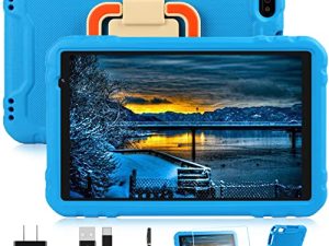 تابلت AOCWEI 2023 ، جهاز لوحي 10 بوصة يعمل بنظام Android 11 مع ثماني النواة ، وذاكرة وصول عشوائي (RAM) سعة 4 جيجا بايت ، وذاكرة قراءة فقط (ROM) سعة 4 جيجا بايت ، وبطارية 8000 مللي أمبير في الساعة ، وحقيبة مقاومة للسقوط ، وشاشة HD IPS تعمل باللمس ، وواي فاي ، وبلوتوث ، ومعتمدة من GMS ، وشاشة مقسمة - X500 (أزرق)