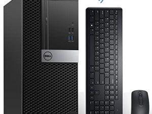 كمبيوتر Dell OptiPlex 7040 Mini Tower ، Intel Quad Core i7-6700 3.40GHz ، 32GB DDR4 512GB NVMe M.2 SSD 2TB HDD ، AX200 المدمج في WiFi 6 Bluetooth 5.2 HDMI لوحة مفاتيح لاسلكية وماوس Windows10 Pro (مجدد)